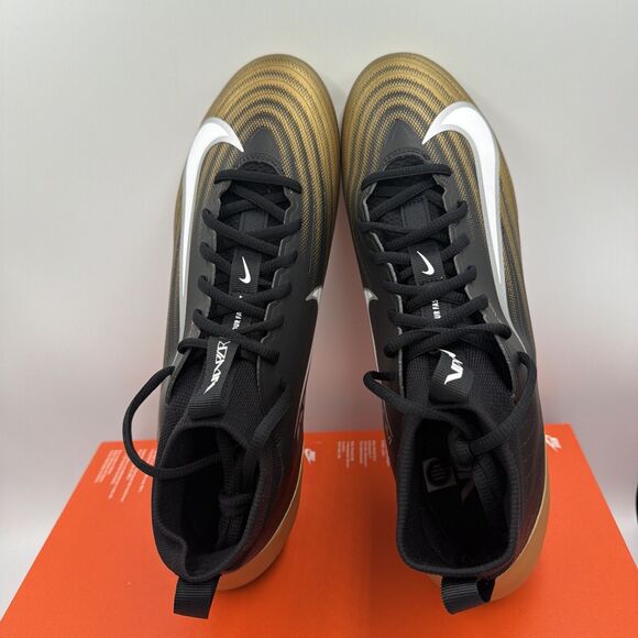 Nike Zoom Air Vapor Pro 1 Football Cleats Black Gold (FB3298-003) Men\'s Sz 12 main image 4
